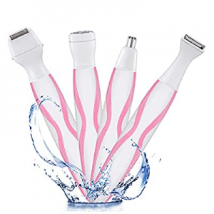 Women Trimmer,Waterproof Bikini Trimmer,Painless Women Electric Shaver,Facial Hair Remover, Ladies E