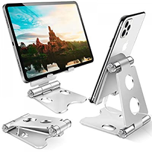 Phone Stand,Tablet Stand, Adjustable Phone Dock - Universal Stand, Holder, Dock Compatible with Phon