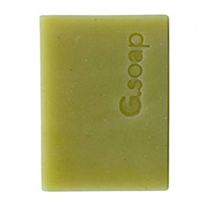 G.soap | GARDEN | Lemongrass-Basil Soft Bar Soap Face & Non Drying Gentle Body 100% Compostable pack