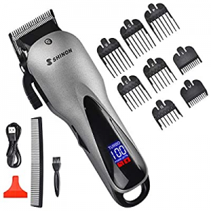 Hair Clipper for Men now 25.0% off , WeluvFit Beard Trimmer, 2-Speed Hair Cutting Kit with USB Cha..