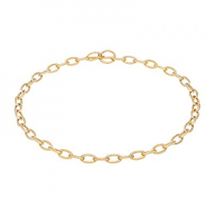 One Day Only！Aimou Gold Chain Choker Necklace for Women now 55.0% off , 14K Gold Plated Paperclip ..