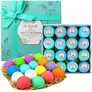 La Bombe Organic Bath Bomb Gift Set, 16 Count
