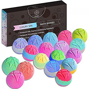 Bulk Bath Bomb Set -18 Luxury Bath Bombs Gift Set for Women & Men! Moisturizing Bath Bomb Kit and Sp
