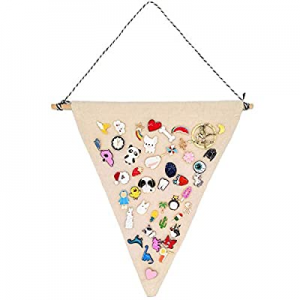 Wall Display Banner Enamel Pin Banner Triangle Canvas Flag for Label Badge Buttons now 40.0% off 
