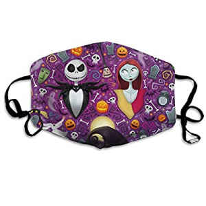 50.0% off Skull Jack&Sally Face Madks Reusable Nightmare-Before-Christmas Mouth Protection Face C_..