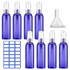 Small Spray Bottle (8 PCS) 2 Oz - Premium Plastic Alcohol Spray Bottle - Mini Spray Bottles With F..