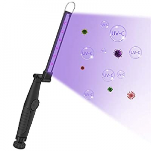 One Day Only！50.0% off TRONICMASTER UV Light Sanitizer UVC Wand Sanitizer Foldable Ultraviolet LED..