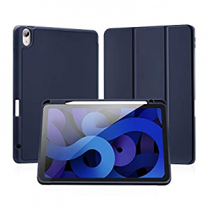 LovRug iPad Air 4 Case 10.9Inch 2020/iPad Air 4th Generation Case with Pencil Holder[Full Body Prote