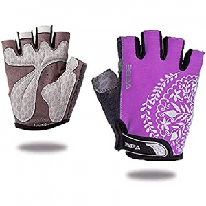 55.0% off VEBE Women's Biking Cycling Gloves Non-Slip Shockproof Short Finger Gloves Outdoor Ridin..