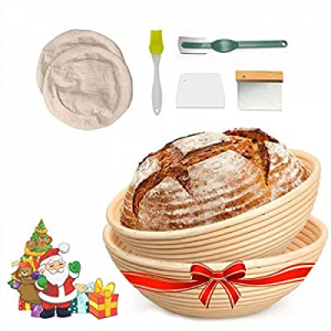 One Day Only！Bread Banneton Proofing Basket for Sourdough now 50.0% off ,Rising Dough Baking Bowl ..