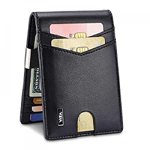 One Day Only！50.0% off WXM Money Clip Wallet- Mens Wallets slim Front Pocket RFID Blocking Card Ho..