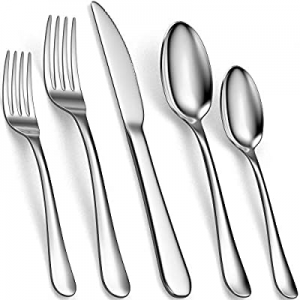 Tribal Cooking 20 Piece Stainless Steel Silverware Set - Elegant Flatware Set With Forks now 15.0%..