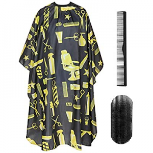 PLYRFOCE Professional Barber Salon Cape Haircut Cover Hairdresser Hair Holder Comb Kit Hair Cutting