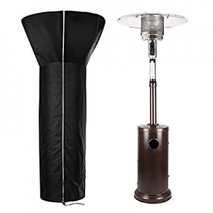 AOZRYNL Patio Heater Covers Waterproof with Zipper now 45.0% off , Standup Outdoor Round Heater Co..