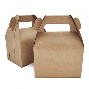 LASOA Gable Gift Box Goodies Favor Box Treat Boxes Bakery Cupcakes Boxes for Party Birthday Weeding