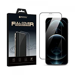 MOCOLL Full Screen Protector for iPhone 12 Pro Max Tempered Glass Film HD Clear 0.26mm Edge to Edge 