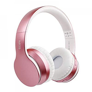 Ifecco Bluetooth Headphones, Bluetooth Foldable Over-Ear Headsets with Micro Support SD/TF Card Comp