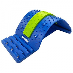 Greeno Multi Level Back Stretcher for Back Pain Relief, 4 Adjustment Lumbar Stretcher, Lower and Upp