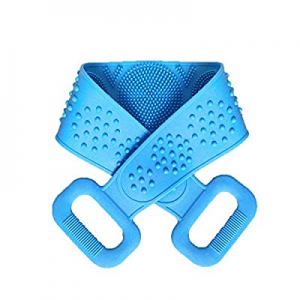Silicone Back Scrubber for Shower, Bath Body Brush for Men and Women, Extended Washer for Back Massa