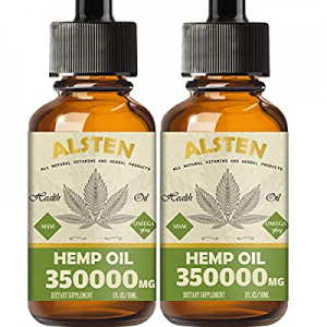350,000MG Hemp Oil - 2 Pack Hemp Oil Drops