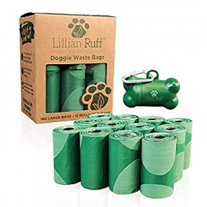 15.0% off Lillian Ruff Dog Waste Bag Dispenser with Leash Clip Disposable Bag Holder for Pet Waste..