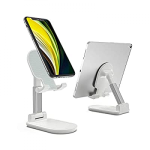 Cell Phone Stand, UXD Adjustable Phone Stand for Desk, Foldable Tablet Stand Holder for iPhone 12 Pr