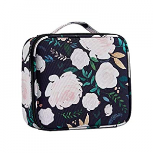 Joligrace Makeup Travel Bag Organizer for Women Cute Cosmetic Storage Train Case Portable Big Large 
