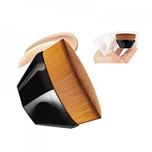 Foundation Makeup Brush, Flat Kabuki Face Brush Set for Blending Liquid, Cream or Flawless Powder , 