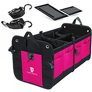 TRUNKCRATEPRO Premium Multi Compartments Collapsible Portable Trunk Organizer for auto now 10.0% o..