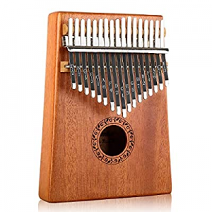 Kalimba 17 Keys Thumb Piano with Study Instruction and Tune Hammer now 20.0% off , Portable Mbira ..