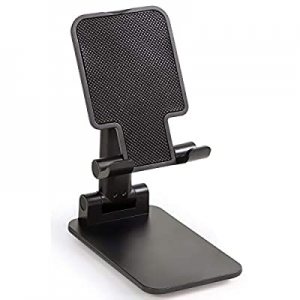 Cell Phone Stand with 2pcs Random Stickers, Taco amy Angle Height Adjustable Phone Holder for Desk,