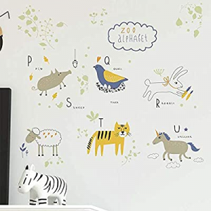 Holly LifePro New Cute Cartoon Kids Room Wall Decal DIY Vinyl Pig，Quail now 50.0% off ,Wall Sticke..