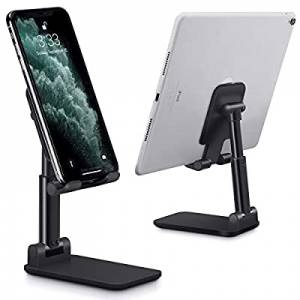 Cell Phone Stand Adjustable Angle Height Phone Stand for Desk Stable and Non Slip Mobile Phone Holde