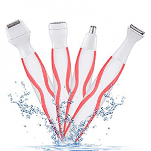 MODREPIO Women Trimmer ,Waterproof Bikini Trimmer,Painless Women Electric Shaver,Facial Hair Remover