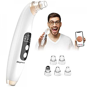 Blackhead Remover Pore Vacuum with Camera, RegeMoudal Blackhead Vacuum WiFi Real-time Skin Screen Fa