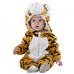 MICHLEY Unisex Baby Romper Winter and Autumn Flannel Jumpsuit Animal Cosplay Outfits now 66.0% off 