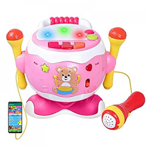 Rabing Baby Drum Set for 1-2 Years Old now 51.0% off , Kids Drum Set with Microphpne&Lights, Baby ..