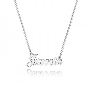 Hidepoo Custom Name Necklace Personalized – Stainless Steel Customized Name Pendant Necklace now 6..