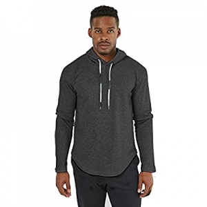 10.0% off ALLADD IN Mens Fashion Long Sleeve Athletic Lightweight Ultra Soft Hoodies Sport Solid C..