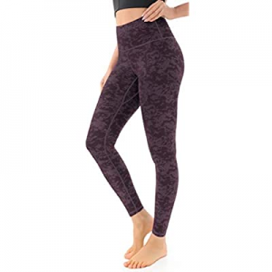 AFITNE Women’s High Waist Yoga Pants with Pockets now 50.0% off , Tummy Control Workout Running 4 ..