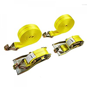 2 Tie-Down Ratchet Straps J Hooks now 15.0% off , 2 Heavy Duty 2" x 27' Tie-Down Ratcheting Cargo ..