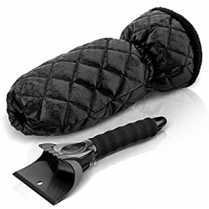 50.0% off MATCC Ice Scraper Mitt Glove Windshield Snow Scraper Waterproof Snow Remover with Lined ..