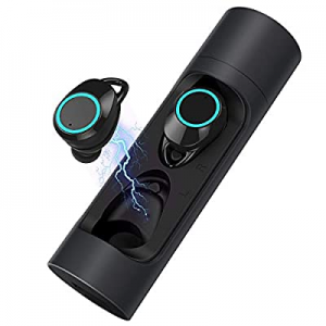True Wireless Earbuds, TIAMAT Force Sports Wireless Bluetooth Headphones, Bluetooth 5.0 IPX6 7 Water