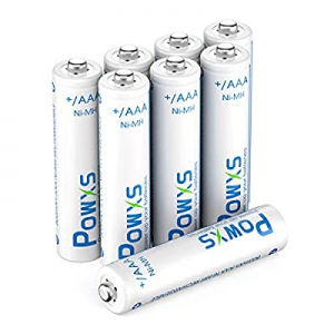 One Day Only！POWXS AAA Rechargeable Batteries now 50.0% off , 800mAh Long Lasting 1.2v Triple AAA ..
