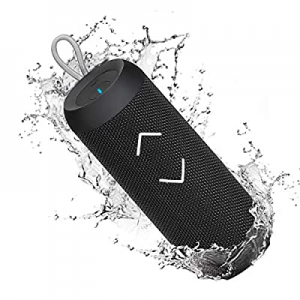 Bluetooth Speakers, KKUYI Waterproof Bluetooth Speaker Outdoor Wireless Portable Speaker with Wirele