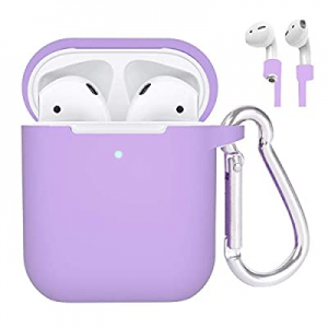 AirPods Case Cover Cute with Keychain, Enhenstre Airpods Case for Girls,Silicone Skin Cover for AirP