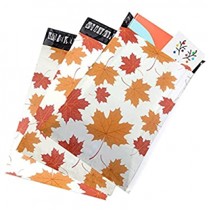 Mailing Bags now 50.0% off , Mailing Envelopes, Maple Leaves poly mailers 10x13 inch, 30 Pack, Pee..