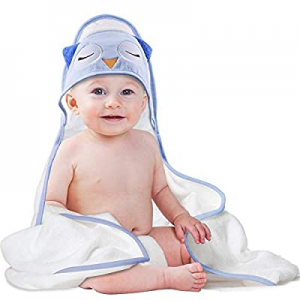 Baby Hooded Towel now 50.0% off , Extra Soft Hooded Towels for Baby Shower, Organic Bamboo Baby Ba..