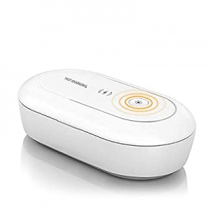 M INNOVATION Fast UV Cell Phone Sanitizer Portable Wireless Charger with USB Charging | Daily Disinf