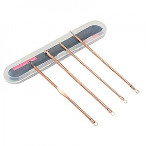 2021Newest Blackhead removal tool kit. Four-piece set with storage box for facial care gold